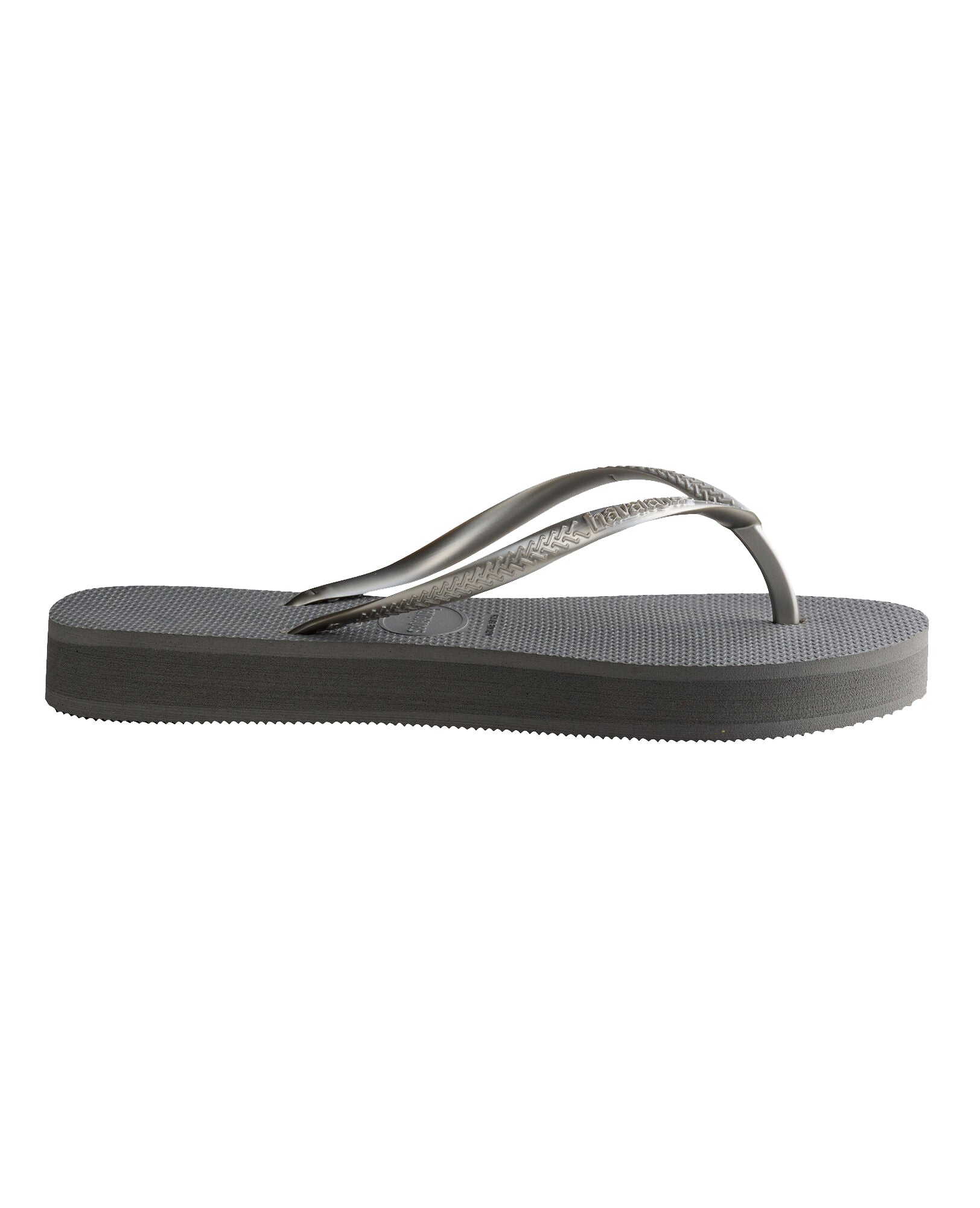 Havaianas Slim Flatform Womens Sandal 5178-Steel Grey 7