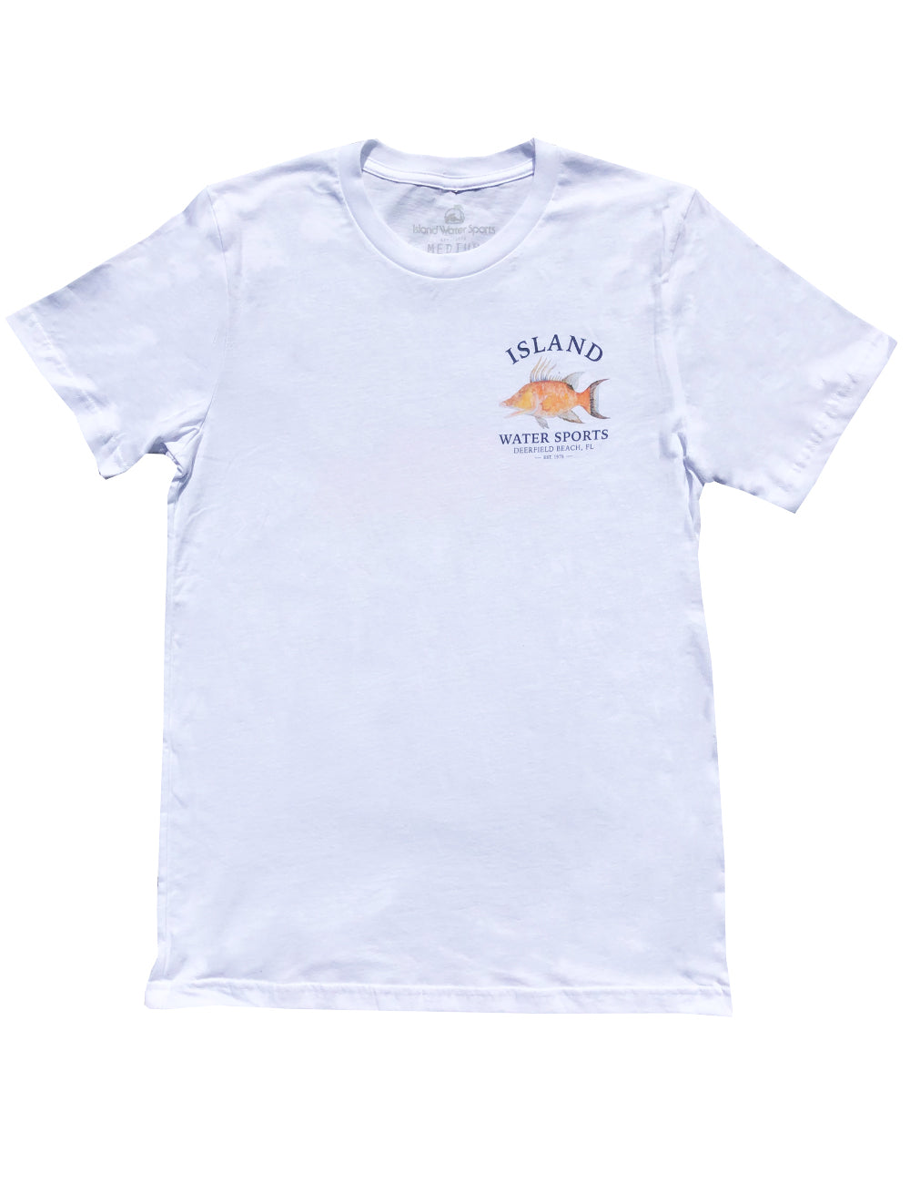 Island Water Sports Hogfish SS Tee White XXL