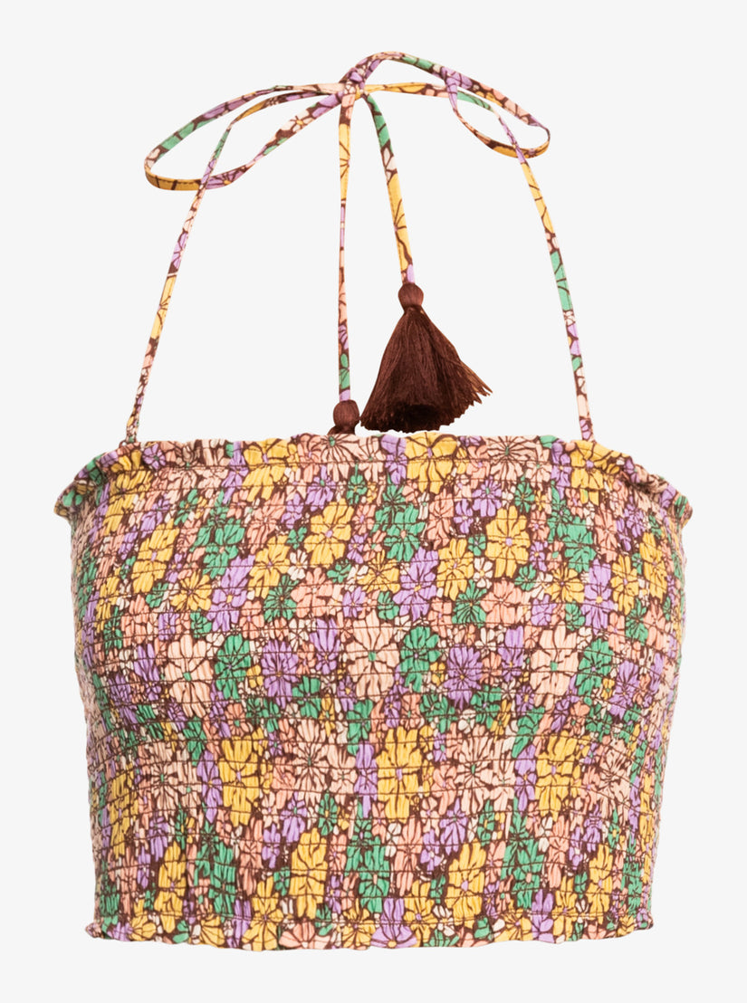 Roxy Warm Water Printed Halter Top CQR7 S