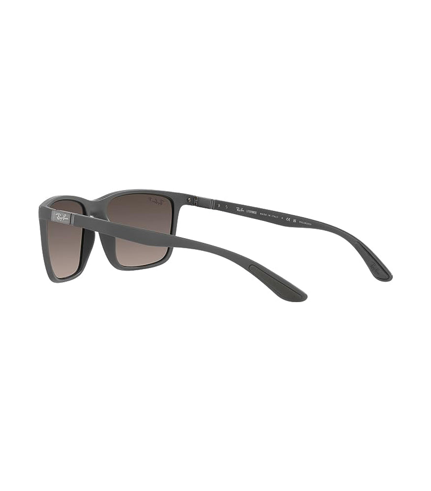 Ray-Ban 4385 Polarized Sunglasses MatteGrey GreyMirror