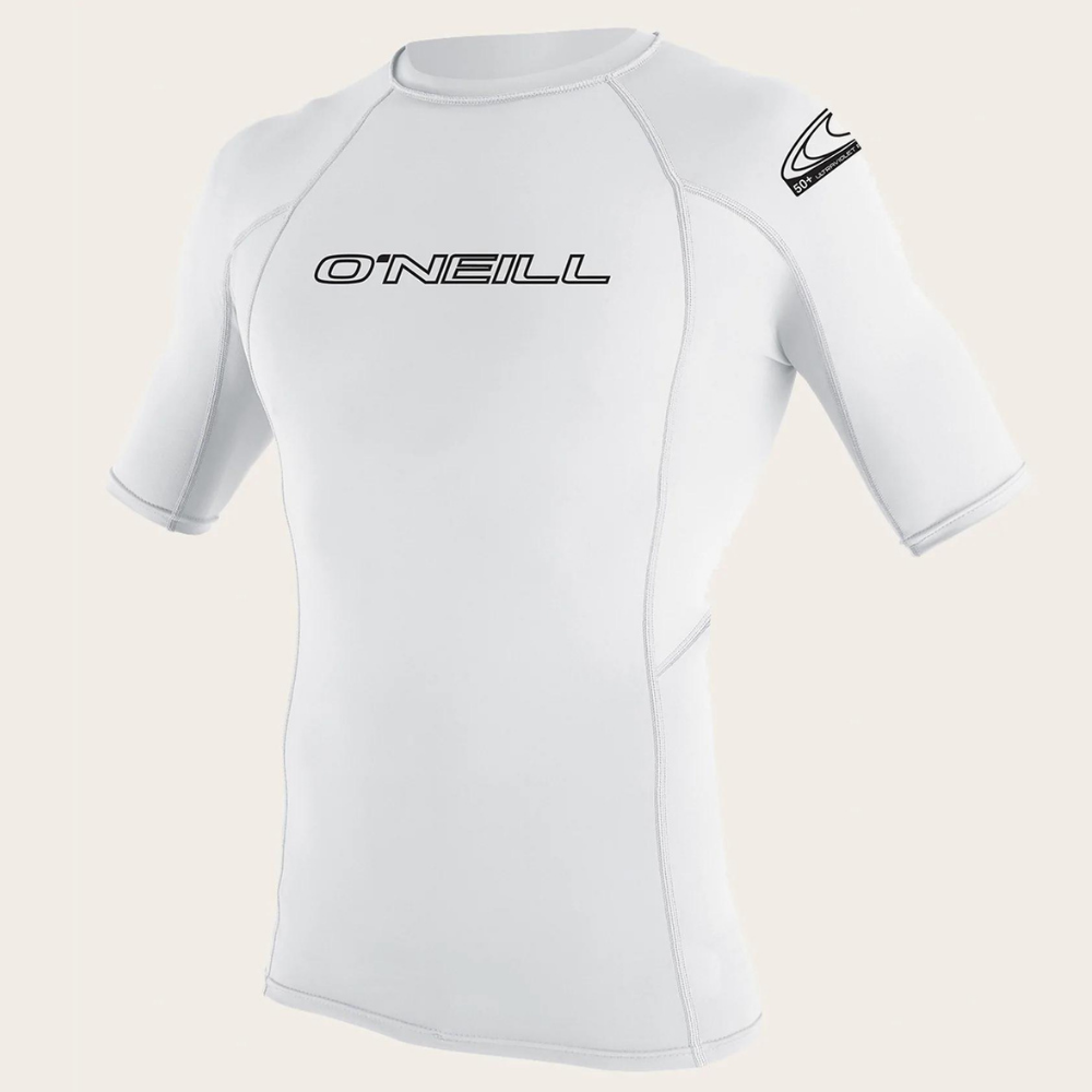 O'Neill Youth Basic Skins S/S Performance fit UPF 50 025-White 16