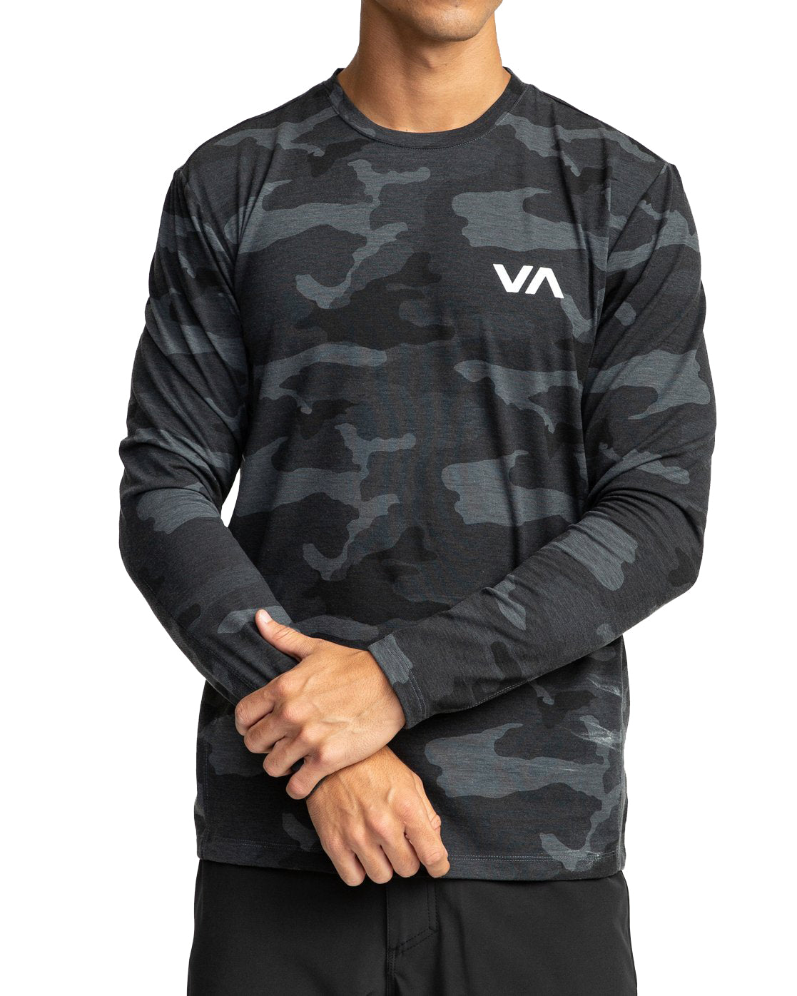 RVCA Sport Vent LS Tee CAM L