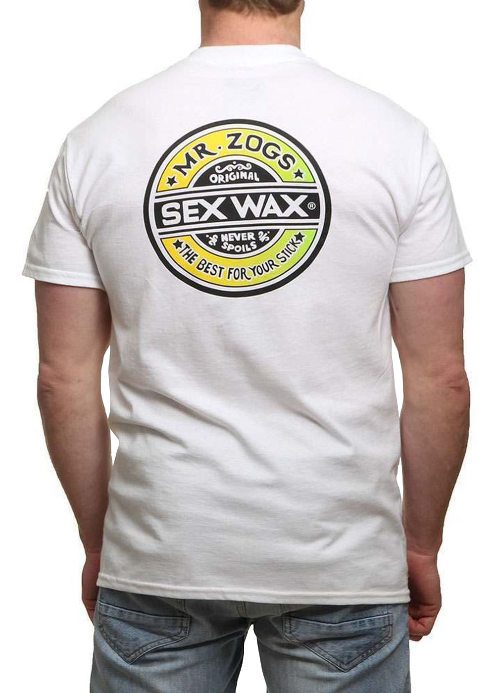 Sex Wax Fade SS Tee White L