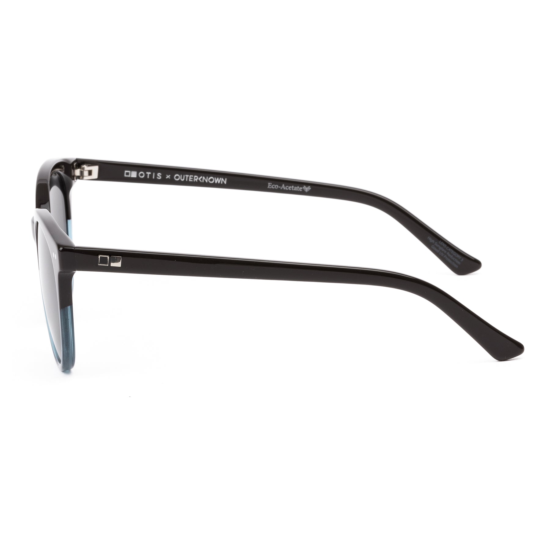 Otis Jazmine Polarized Sunglasses EcoTealBark SmokeyBluePolar