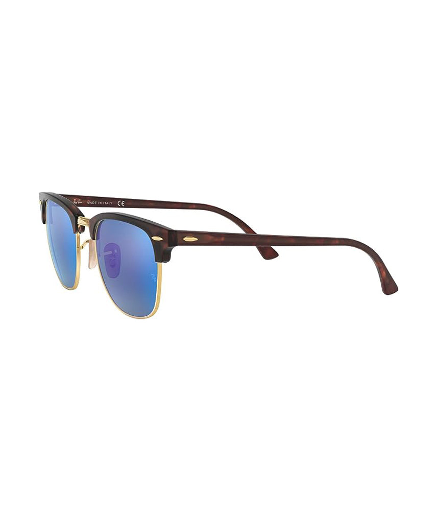 Ray Ban Clubmaster Sunglasses SandHavana GreyMirror Rimless