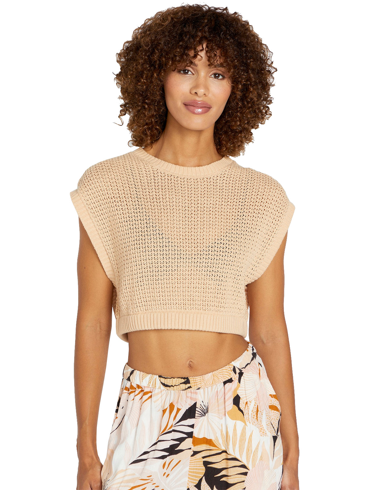 VOLCOM PORT DE LA STONE TOP ALD-ALMOND XS