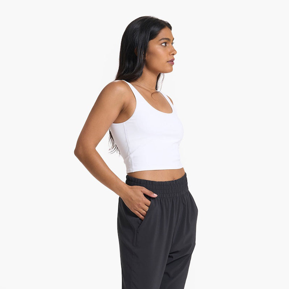 Vuori Daily Crop WHT-White L