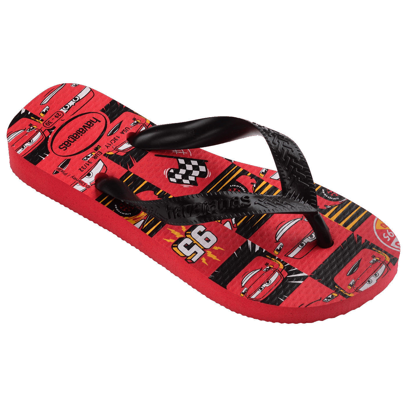Havaianas Cars Boys Sandal 4349-Ruby Red-Black 3