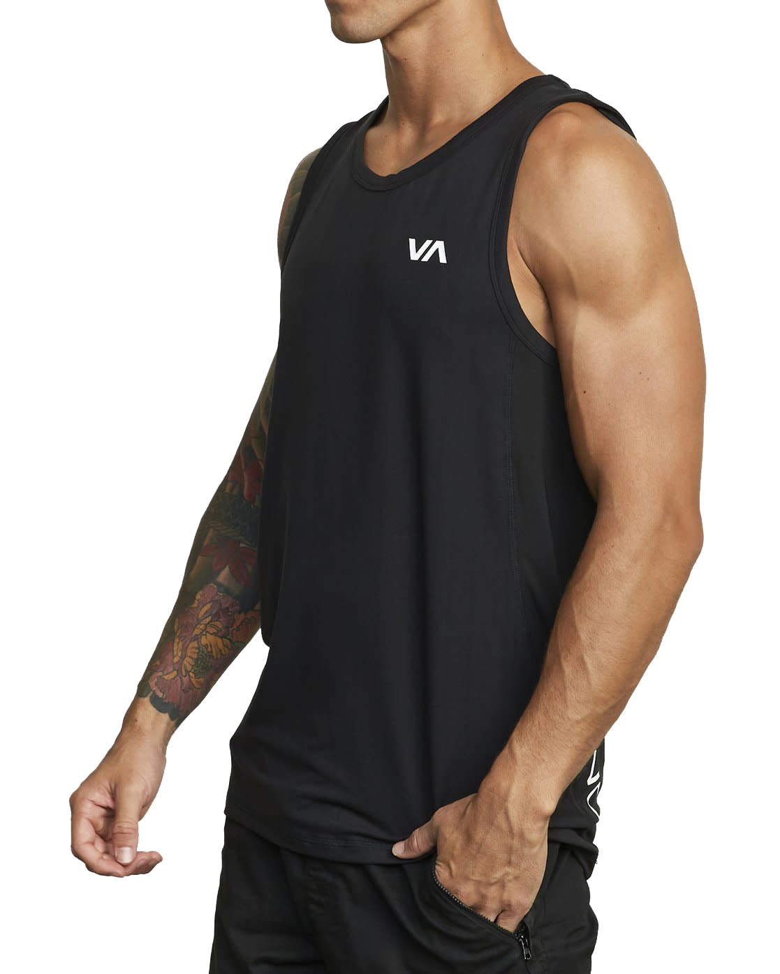 RVCA Sport Vent SL Tank BLK-Black S