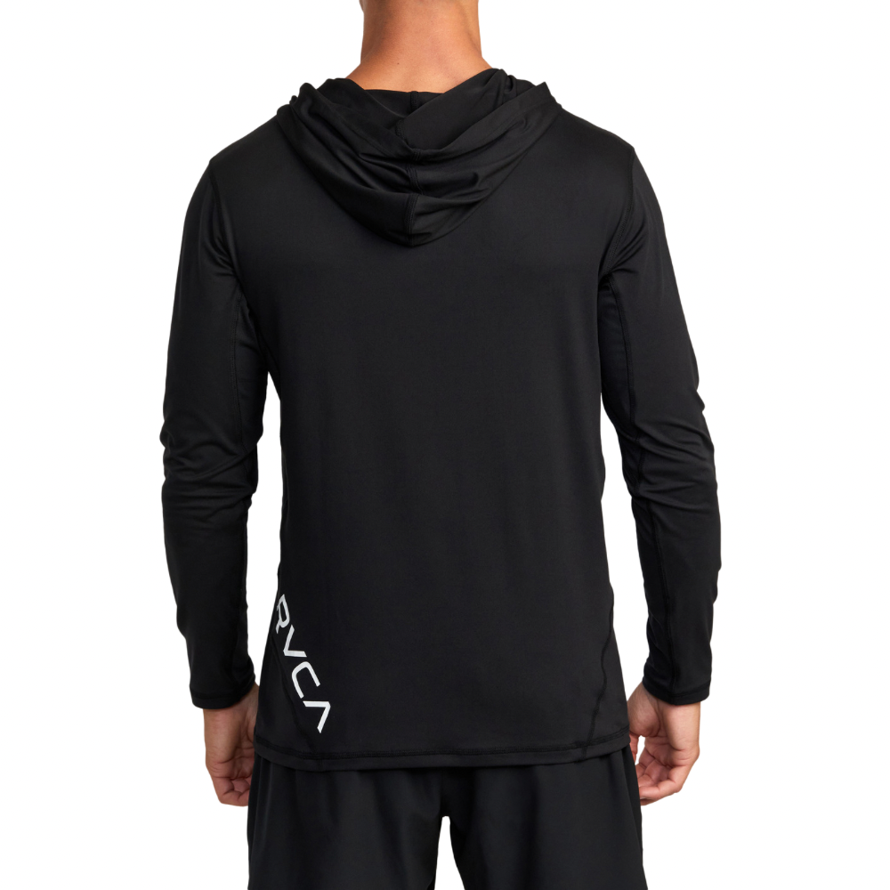 RVCA Sport Vent LS Hood BLK-Black S