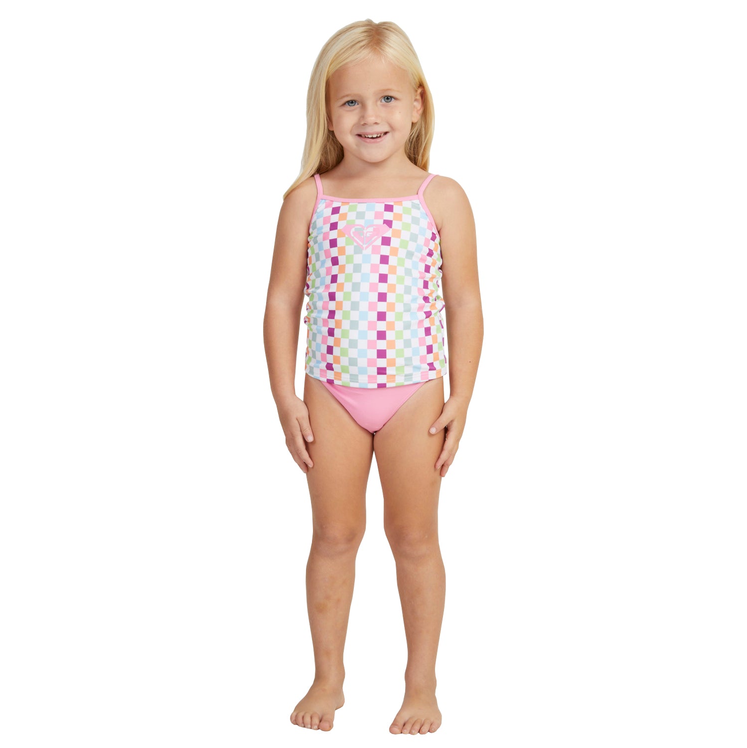 Roxy Rainbow Check Tankini WBB1 3