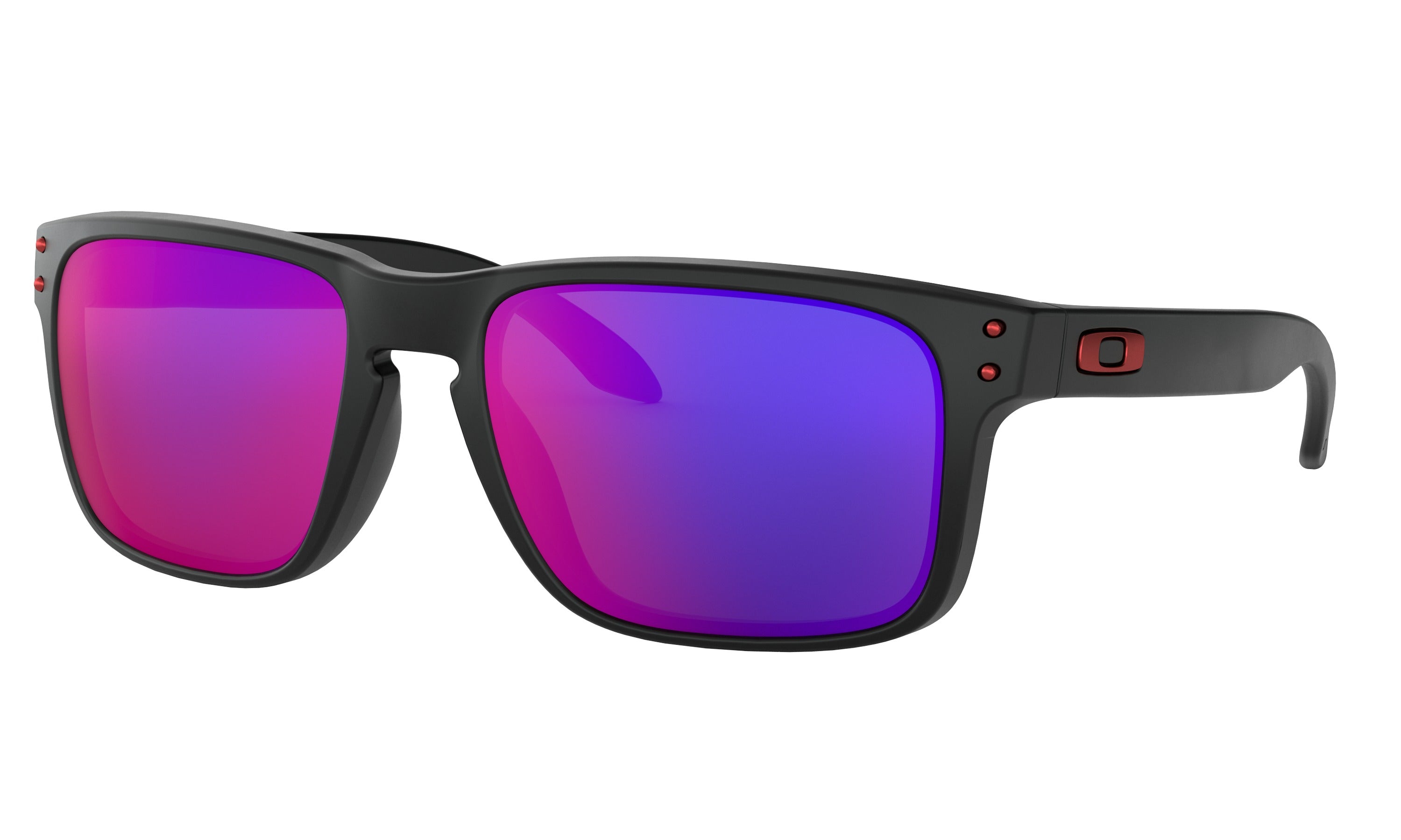Oakley Holbrook Sunglasses MatteBlack RedIridium Square