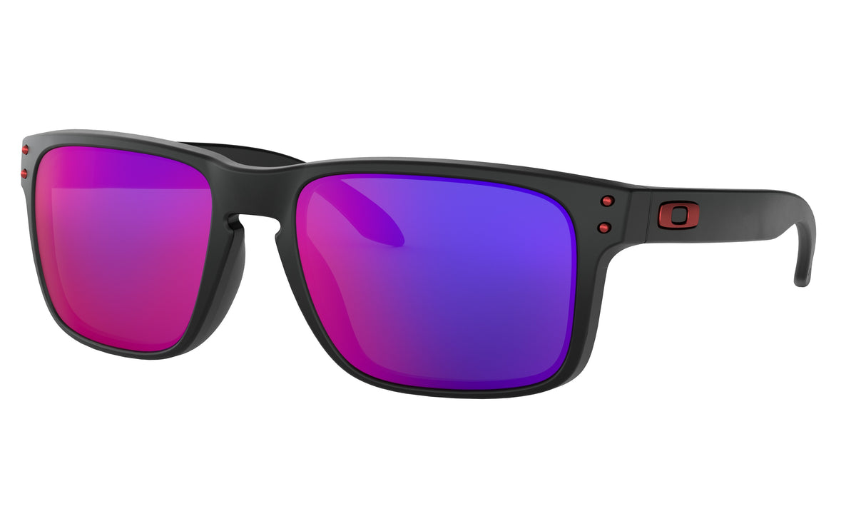 Oakley Holbrook Sunglasses MatteBlack RedIridium Square