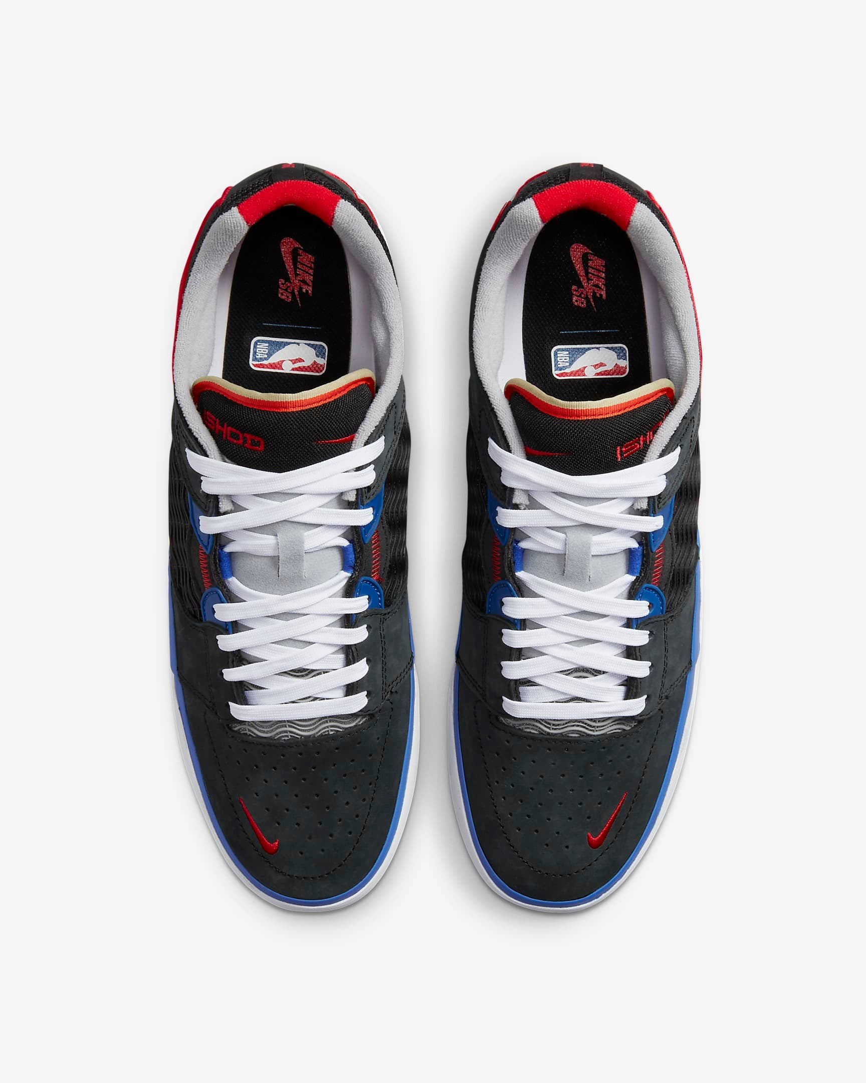Nike SB Ishod NBA 75th 002-Black/UniversityRed 10