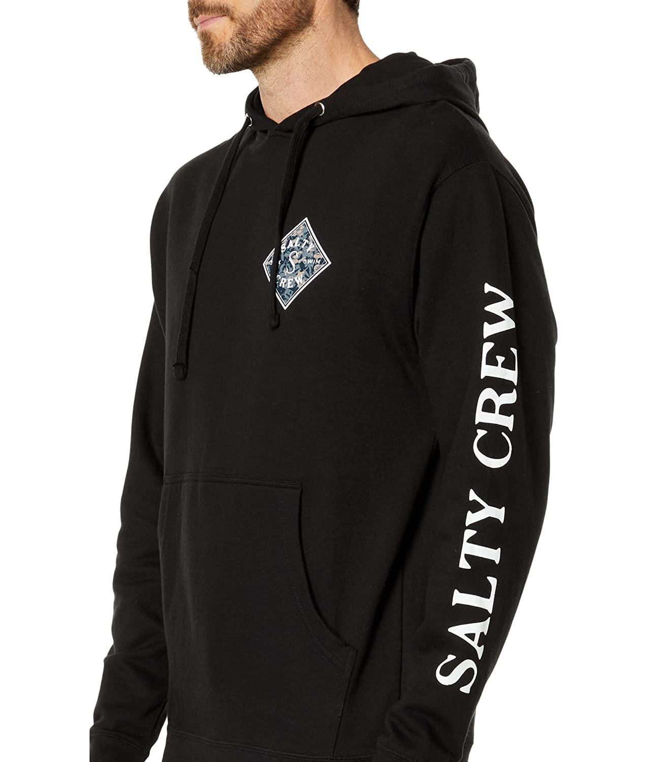 Salty Crew Tippet Tackle Hood Fleece Black XXXL