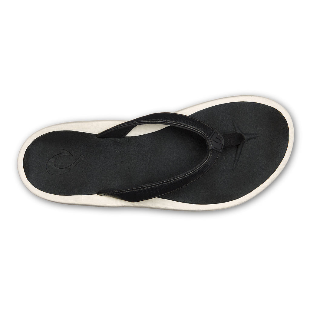 Olukai Pi oe Womens Sandal 406C-Black-Dark Shadow 11