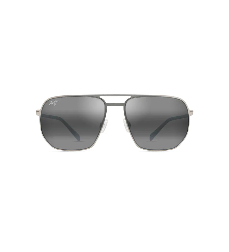 Maui Jim Shark's Cove Polarized Sunglasses Titanium Grey