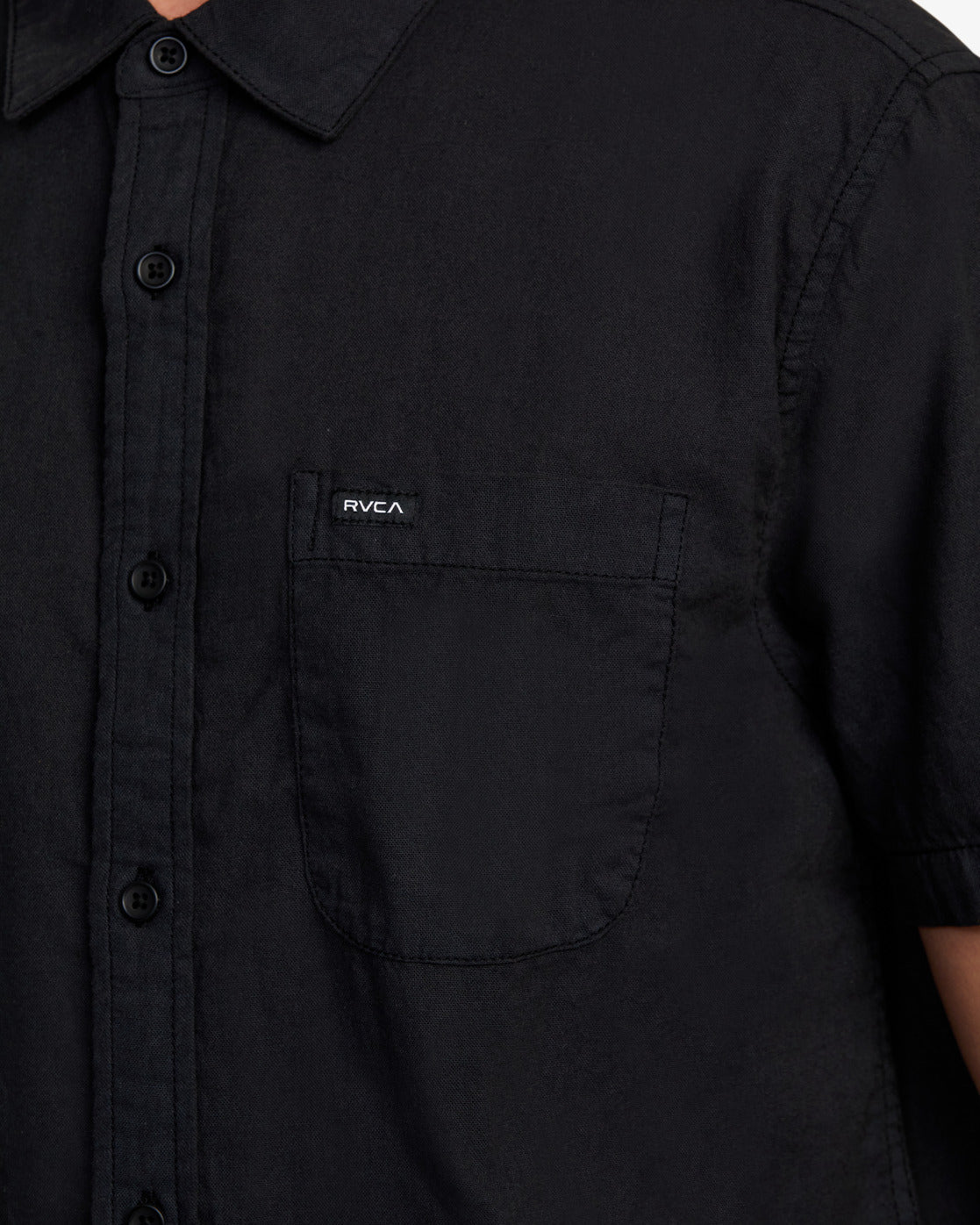 RVCA PTC WOVEN II SS BLK M