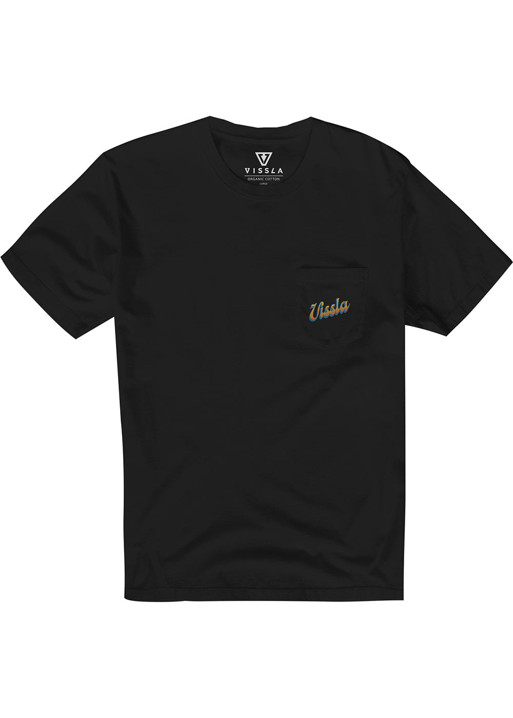 Vissla Sunset Shadow Prem Pocket SS Tee BLK L
