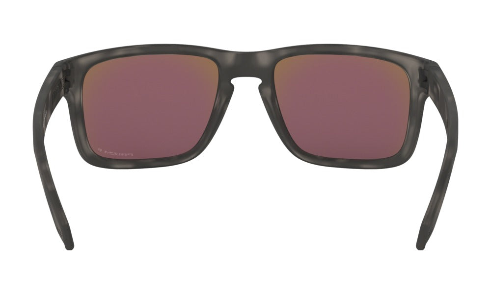 Oakley Holbrook Polarized Sunglasses MatteBlackTort PrizmSapphire Square