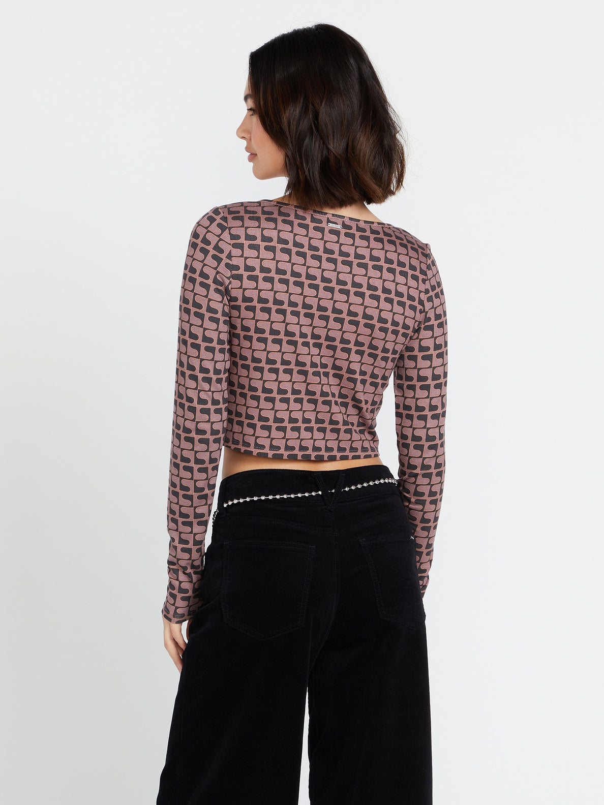 Volcom Disco Rodeo LS Top VBK S