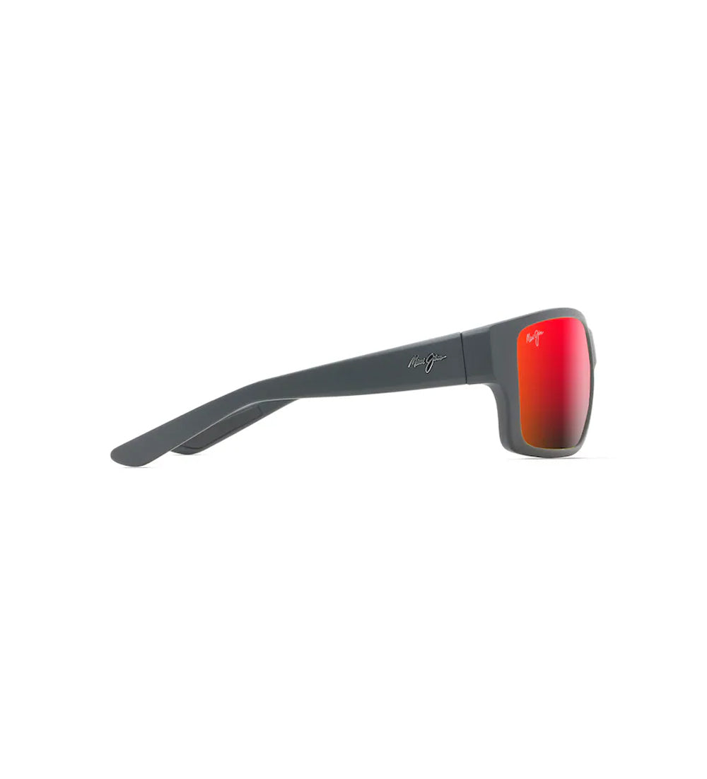 Maui Jim Mangroves Polarized Sunglasses MatteBlack HawaiiLava