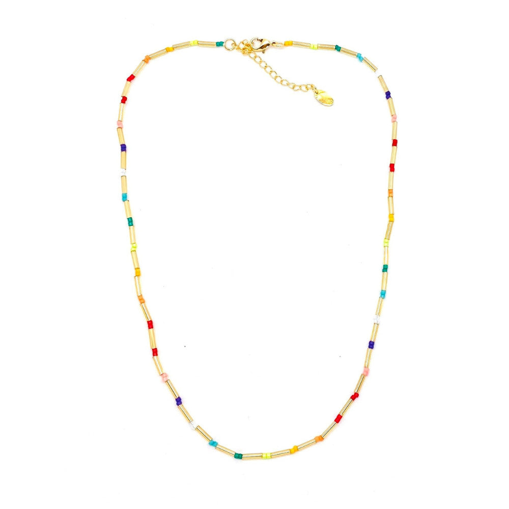Salty Cali Lolli Necklace  Simple Beads OS