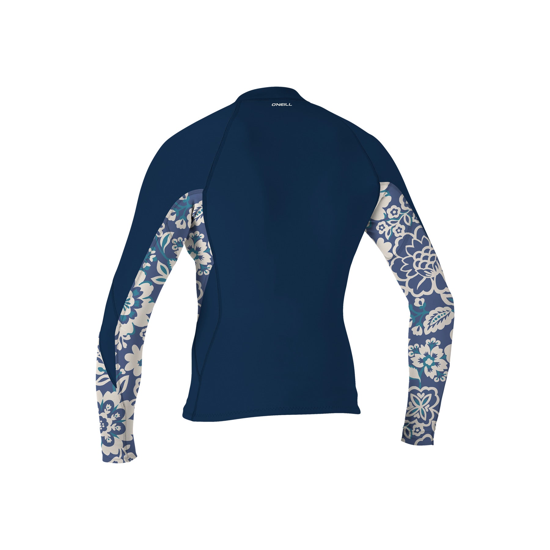 O Neill Bahia 1/0.5mm Womens Front Zip Wetsuit Jacket HY6-French Navy-Crisflor-French Navy 10