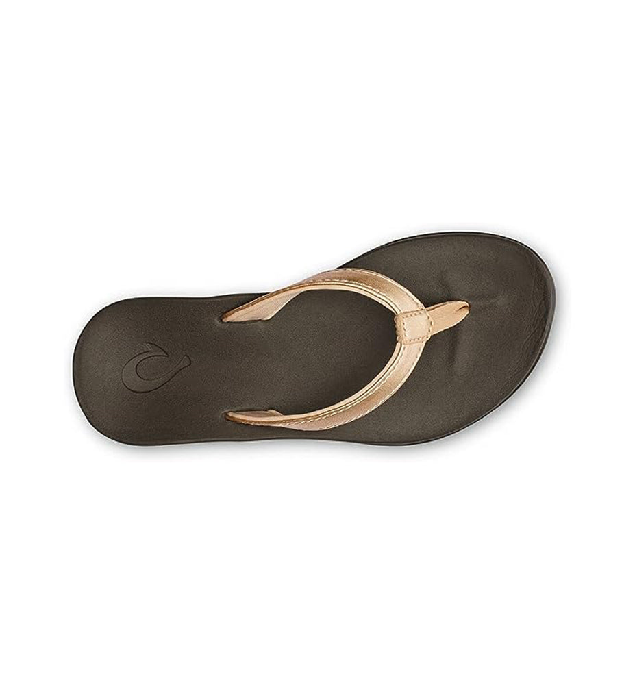 Olukai Ho opio Girls Sandal FA48-Bubbly-Dark Java 9 C
