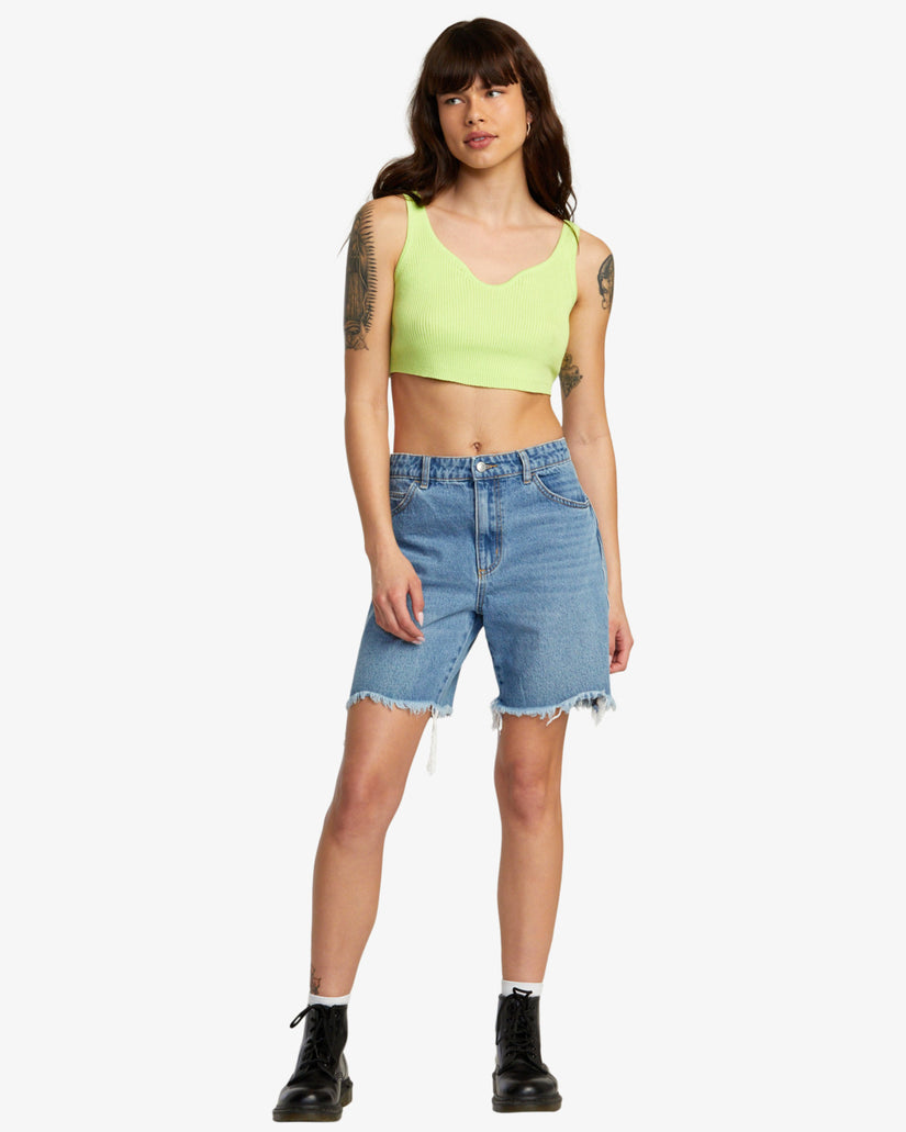 RVCA Crawford Long Denim Short BNB0 25