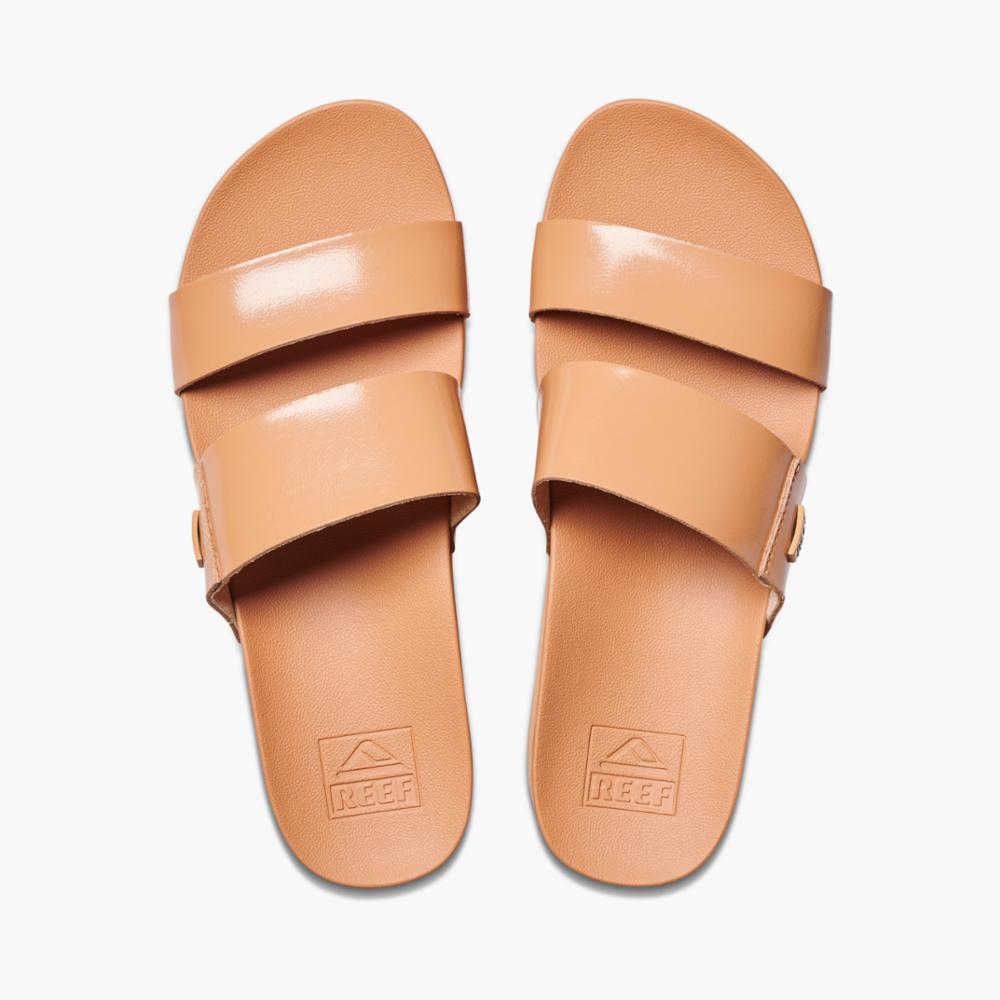 Reef Cushion Vista Higher Womens Sandal Natural Patent 9.5