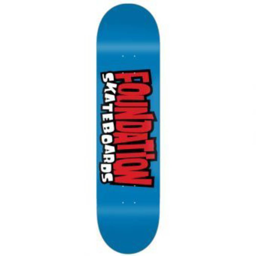 Foundation Skateboards From The 90s Deck Blue 8.25"