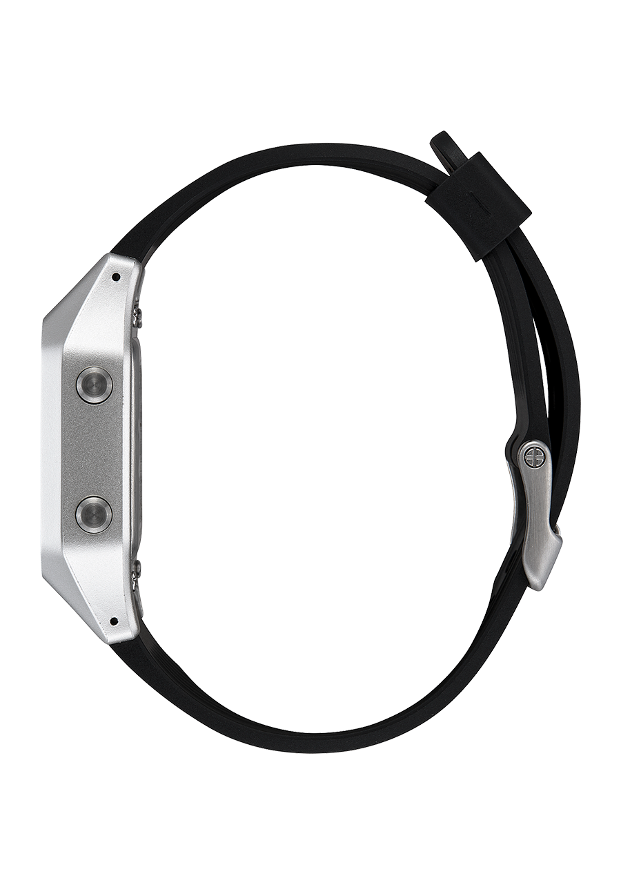 Nixon The Staple Watch 625-Silver-Black