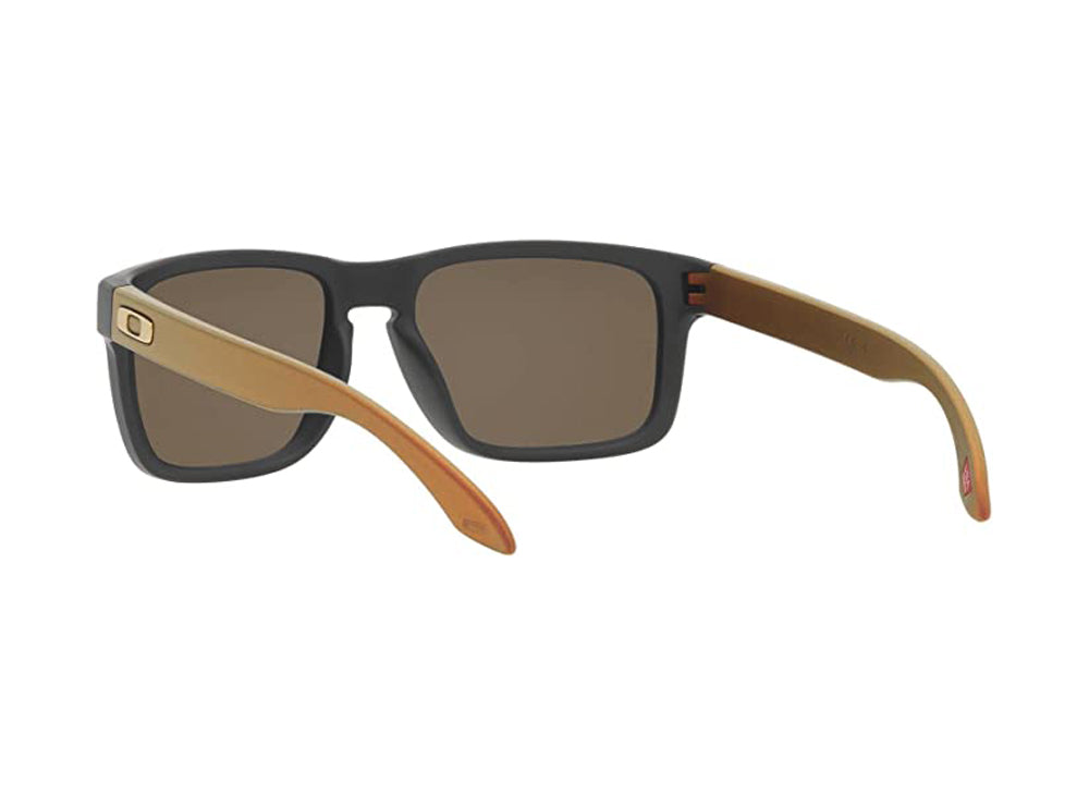 Oakley Holbrook Polarized Sunglasses MatteCarbon Prizm24K Square