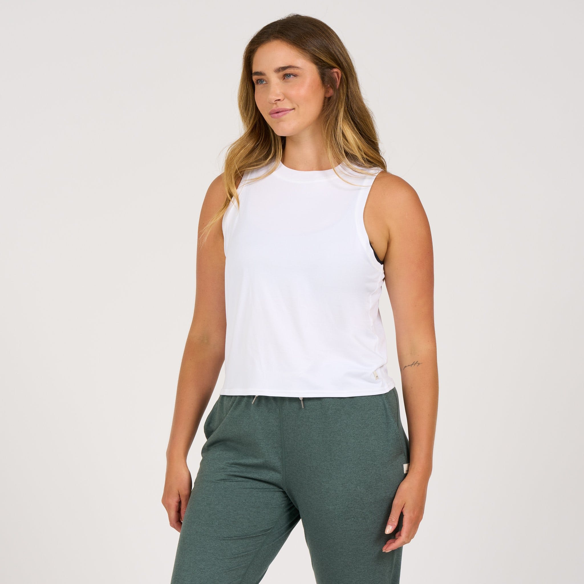 Vuori Womens Energy Top WHT-White S
