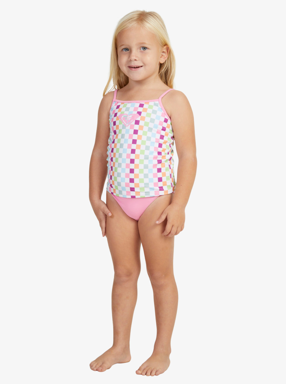 Roxy Rainbow Check Tankini WBB1 3