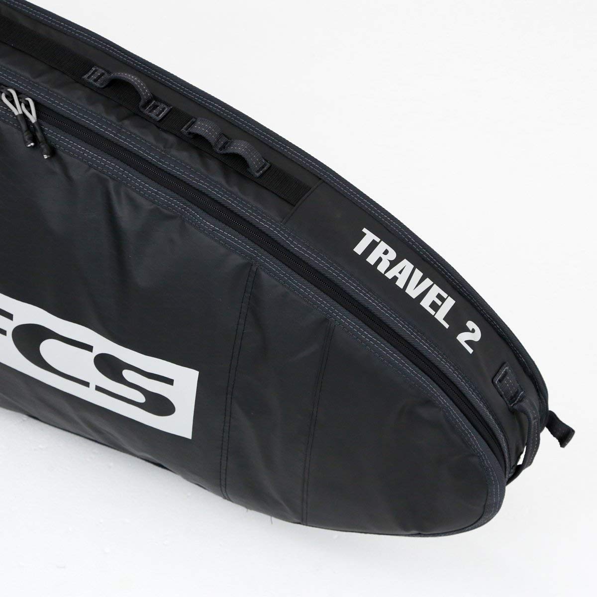 FCS Travel 2 All Purpose Boardbag Black-Grey 6ft7in
