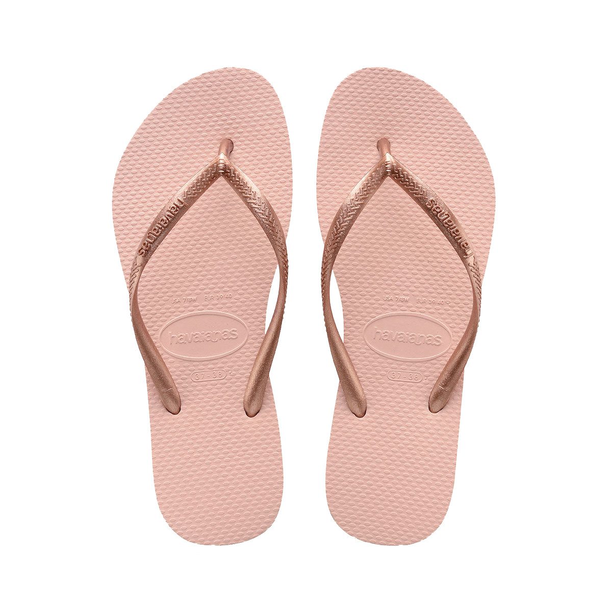 Havaianas Slim Womens Sandal 0076-Ballet Rose 7