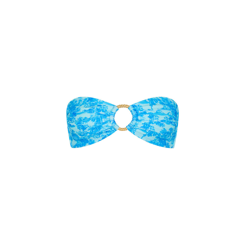 KulanI Kinis Strapless Bandeau Top OceanParadise XS