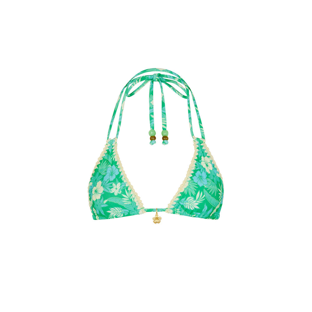 Kulani Kini Crochet Halter Bikini Top BarefootBreeze XS