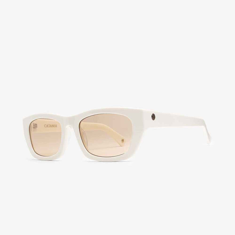 Electric Catania Sunglasses Ivory/Amber