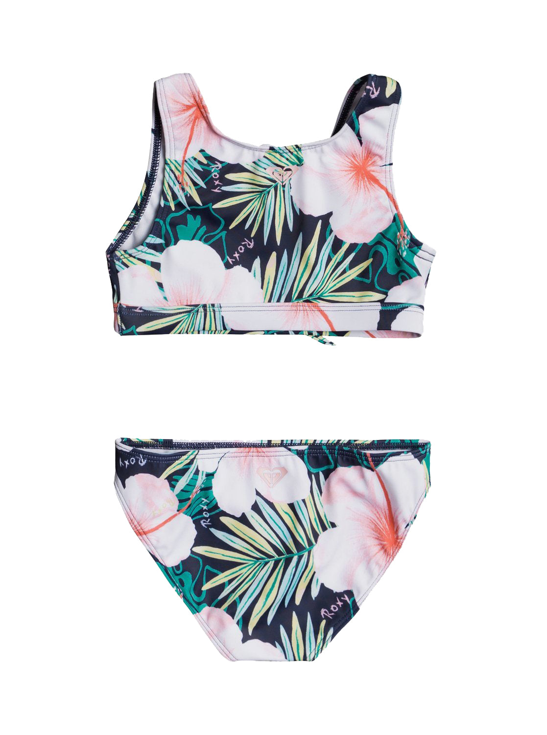 Roxy Girls Peachy Vibes Crop Top Bikini Set BSP8 2
