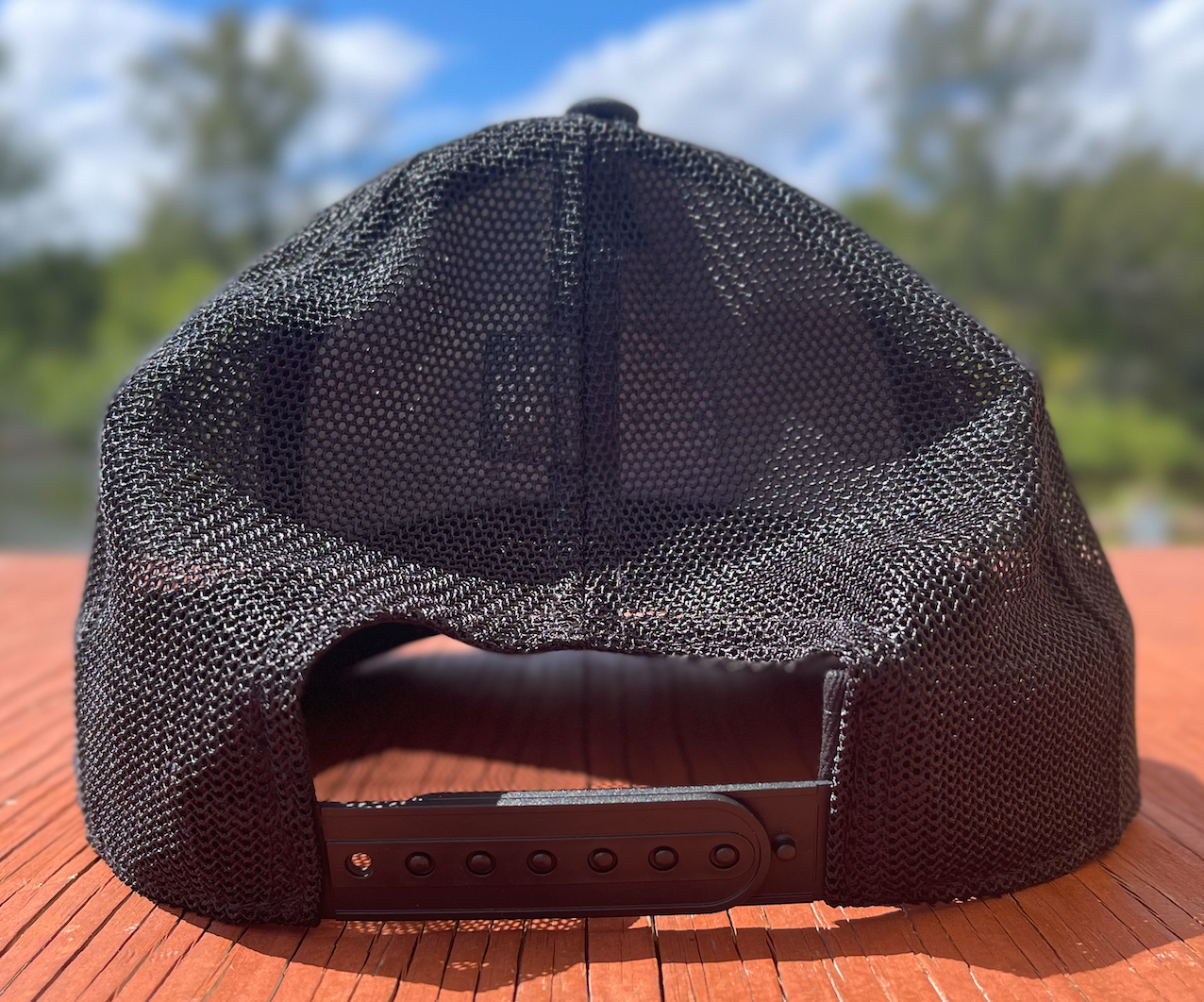 Island Water Sports Seal of Florida Trucker Hat Camo/Black OS