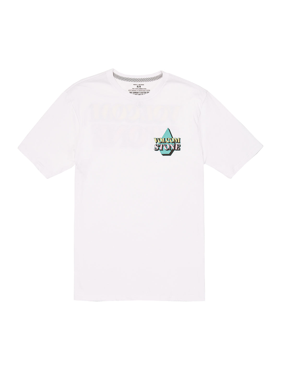 VOLCOM STRIPT SST WHT L