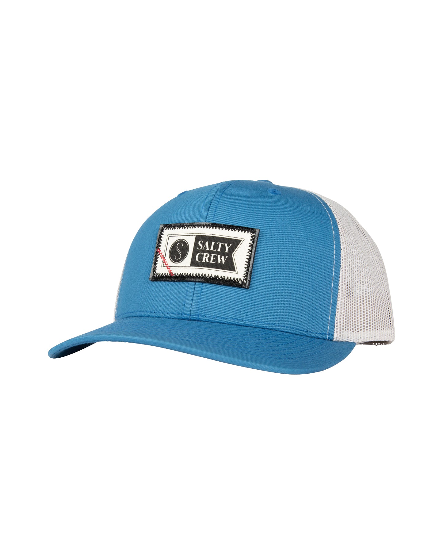 Salty Crew Topstitch Retro Trucker Hat Slate/Silver OS