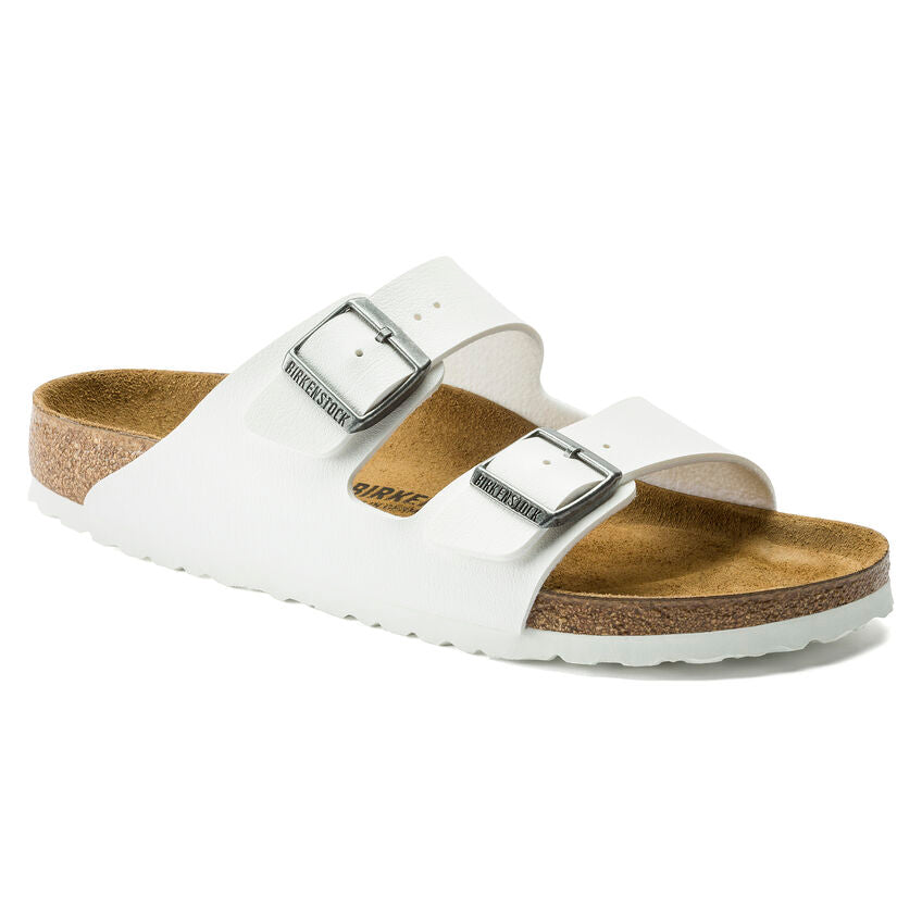 Birkenstock Arizona Womens Sandal Birko-Flor-White 9