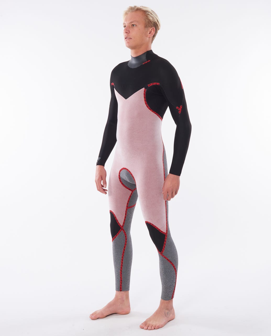 Rip Curl Dawn Patrol 3/2mm Back Zip Fullsuit 0090-Black M-Short