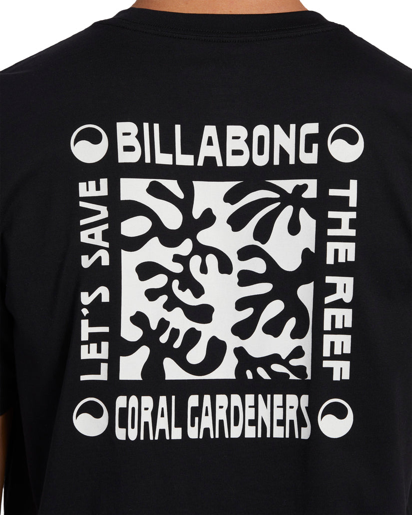 Coral Garden Horizon SS Tee BLK M