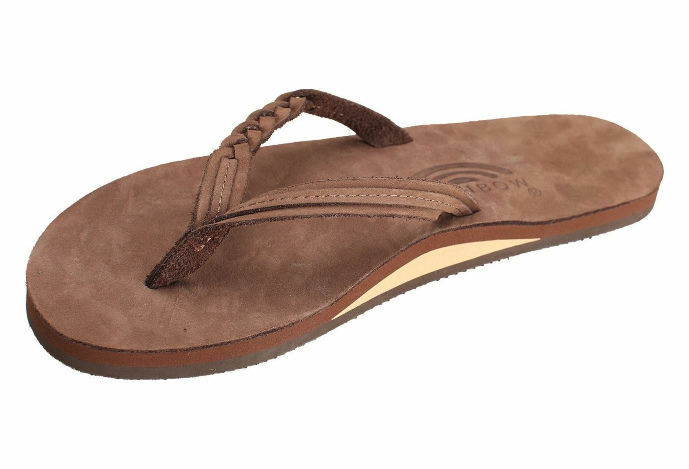 Rainbow Flirty Braidy Womens Sandal Expresso XL