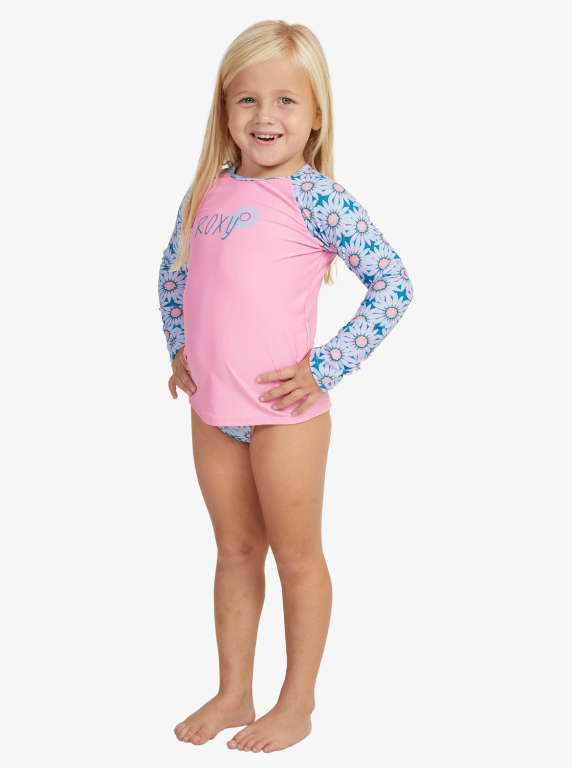 Roxy Bold Florals LS Rashguard Set GTD7 2